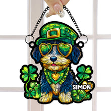 Load image into Gallery viewer, Personalized Corgi Acrylic Suncatcher for Dog Lovers - Patrick&#39;s Day Gift Ornament PopCulturePrints
