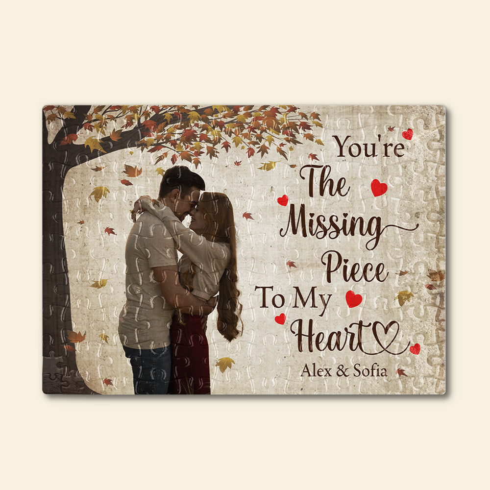 Personalized Jigsaw Puzzle for Couples - Unique Valentine's Day Gifts Jigsaw Puzzles PopCulturePrints