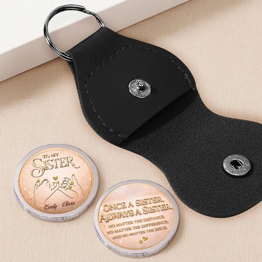 Personalized Sister Keychain Gift - Sentimental Keepsake for Sisters Keychain MagicInPrints