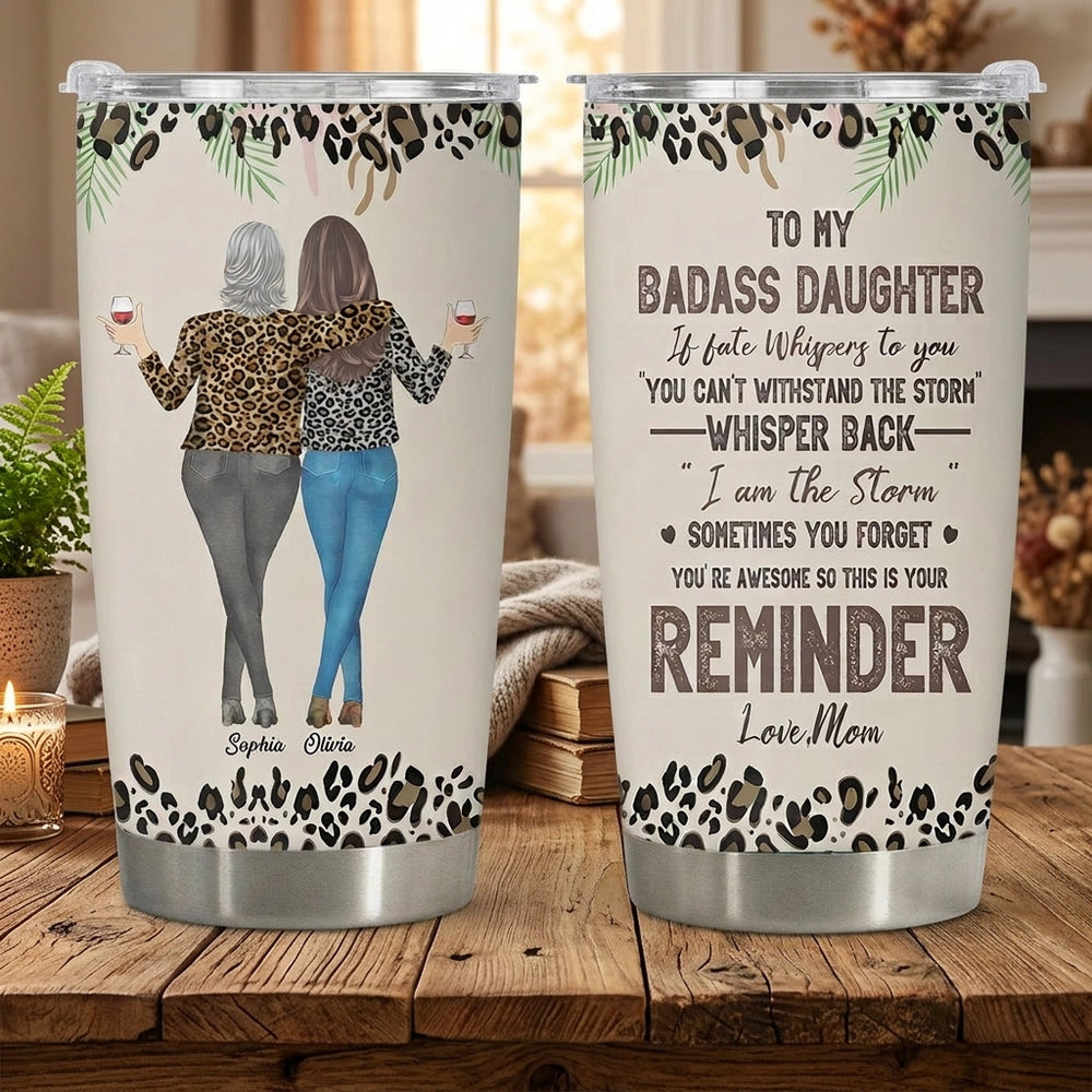 Personalized Tumbler for Daughter - Inspirational Gift from Mom Cup MagicInPrints