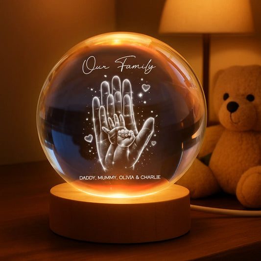 Personalized Family LED Night Light for Home Decor - Sentimental Gift Lamp MagicInPrints