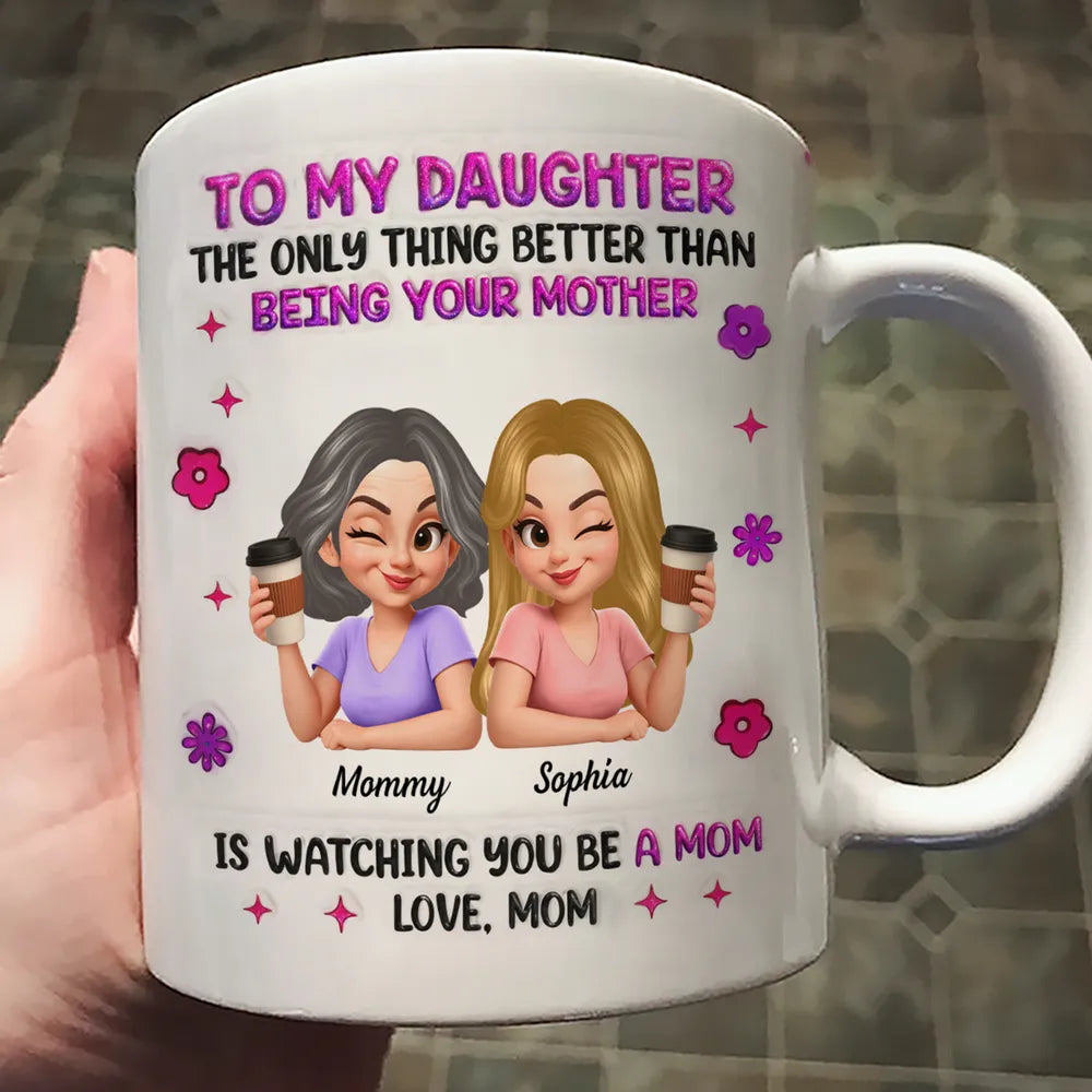 Personalized Mother-Daughter Coffee Mug Gift - Sentimental Keepsake for Daughters Cup MagicInPrints