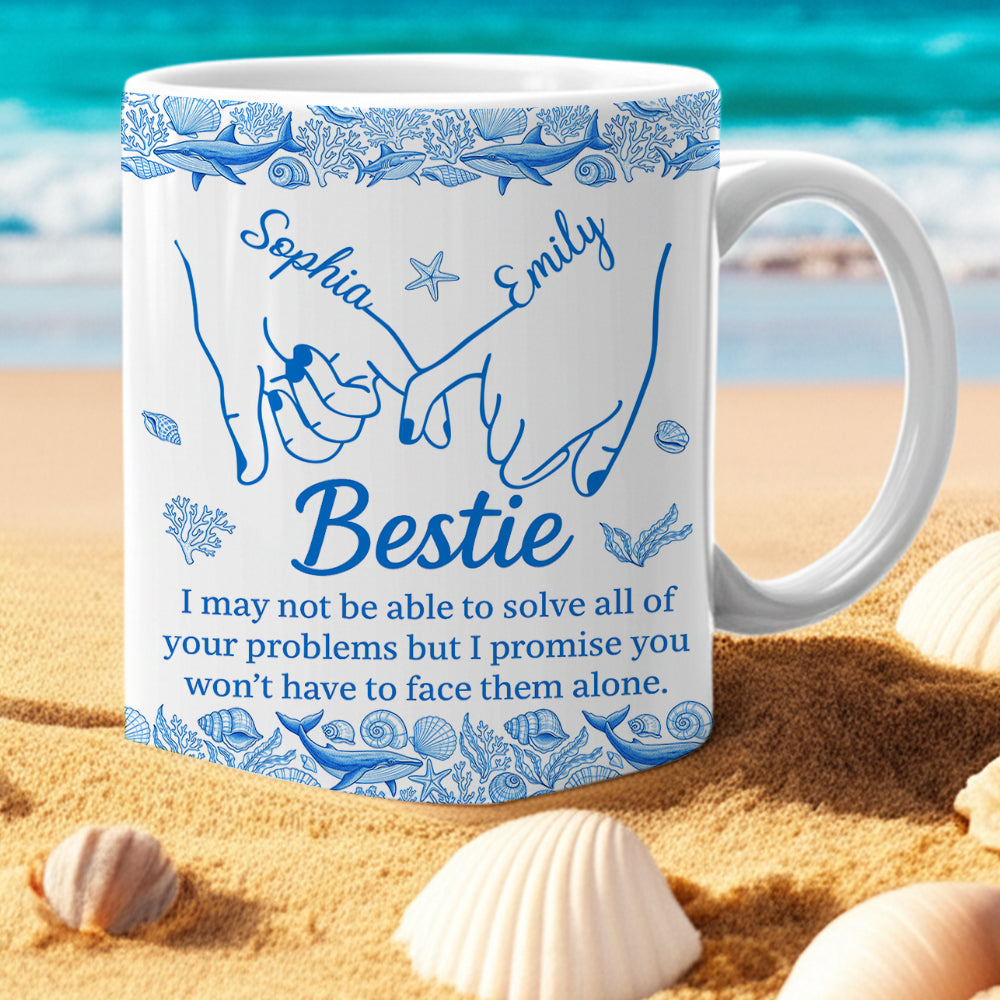 Soul Besties Coffee Mug - Personalized Gift for Best Friends Coffee Mug MagicInPrints