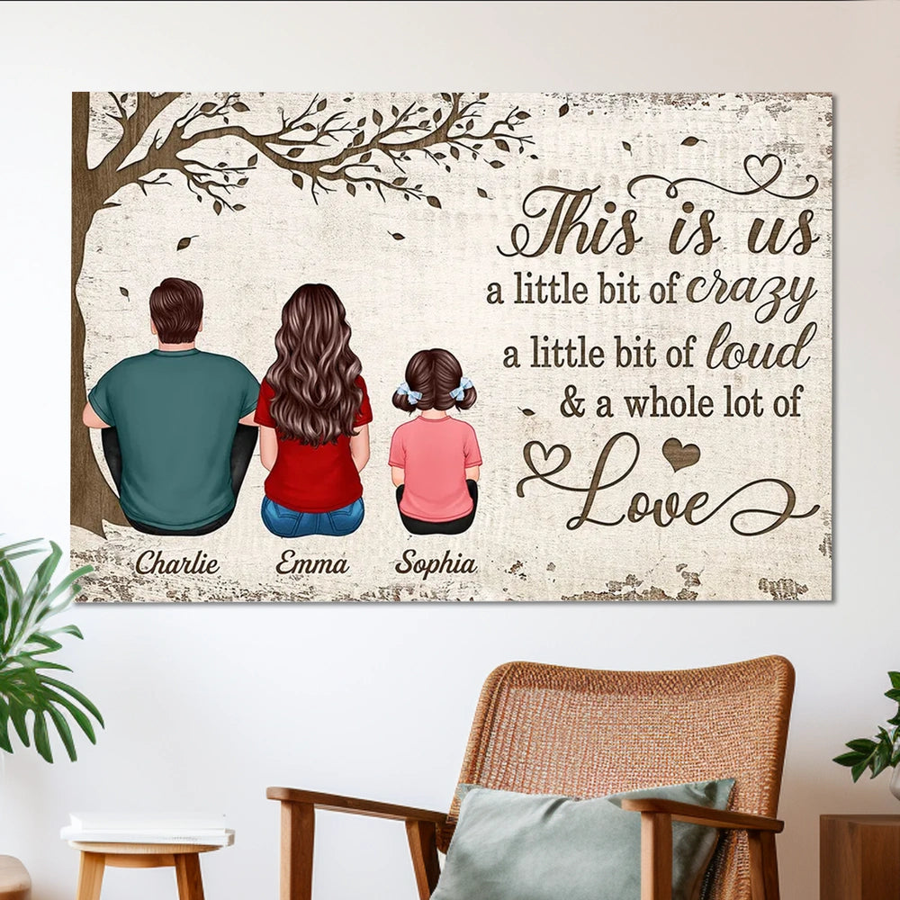 Personalized Family Wall Art for Home - Sentimental Gift Poster or Canvas MagicInPrints
