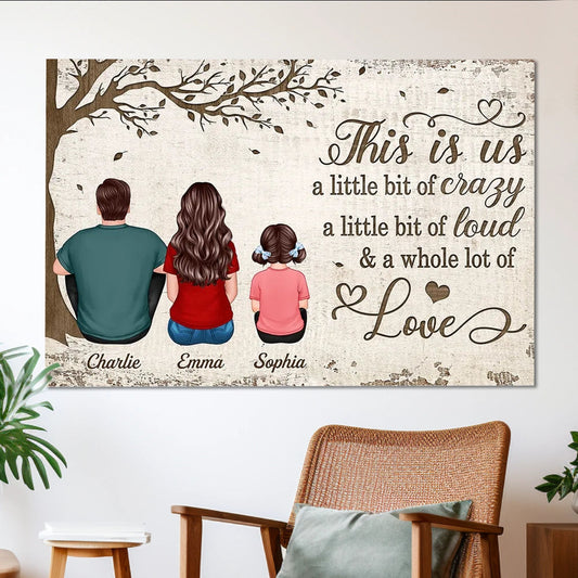 Personalized Family Wall Art for Home - Sentimental Gift Poster or Canvas MagicInPrints