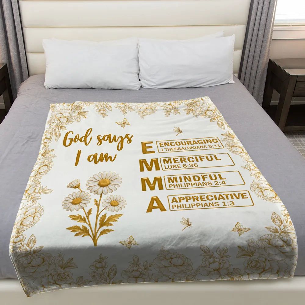 Personalized Faith-Inspired Blanket for Women - Sentimental Gift Blanket MagicInPrints