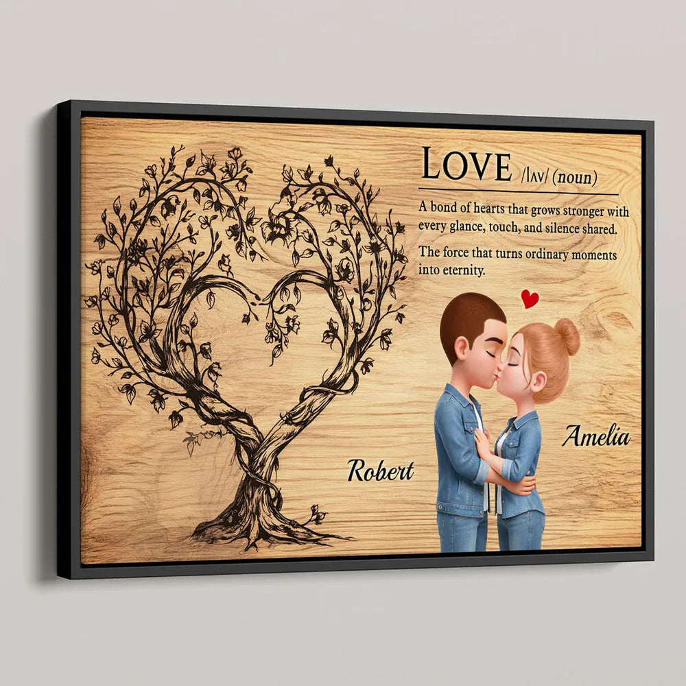 Personalized Couple Wall Art for Lovers - Romantic Home Decor Gift Poster or Canvas MagicInPrints