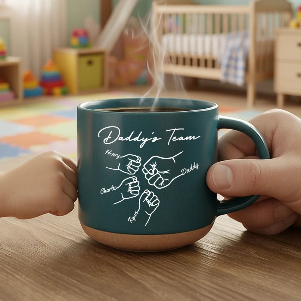 Personalized Family Mug for Dad - Custom Names Coffee Cup - Father's Day Gift Cup MagicInPrints