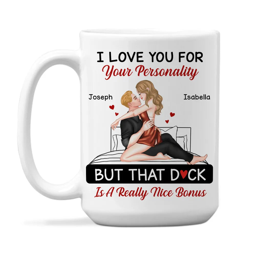 Personalized Romantic Couple Mug for Him - Anniversary Gift Cup MagicInPrints
