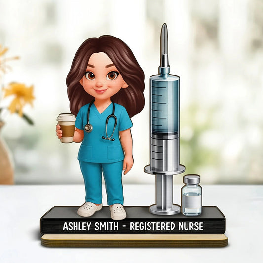 Personalized Nurse Figurine for Healthcare Professionals - Appreciation Gift Plaque MagicInPrints