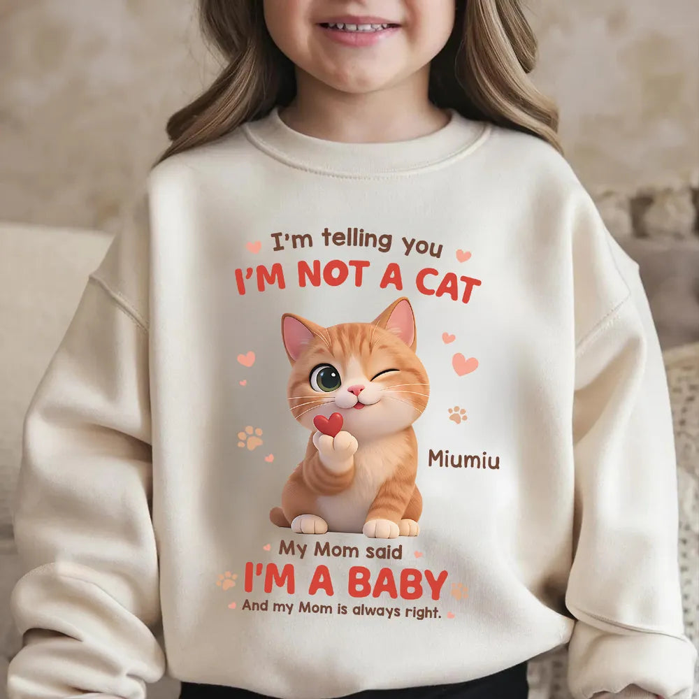 Cute Cat-Themed Sweatshirt for Pet Lovers - Funny Gift Cloth MagicInPrints
