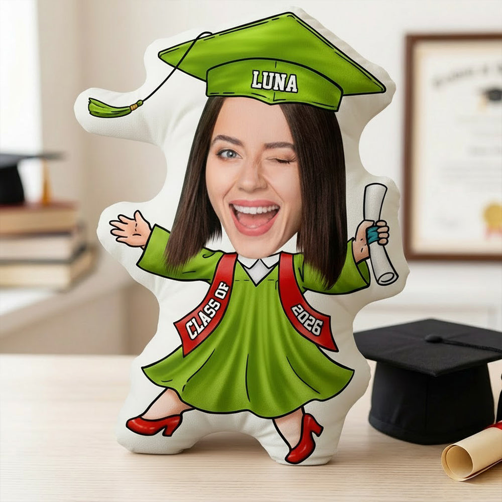 Customized Graduation Photo Pillow for Graduates - Class of 2026 Gift Pillow MagicInPrints