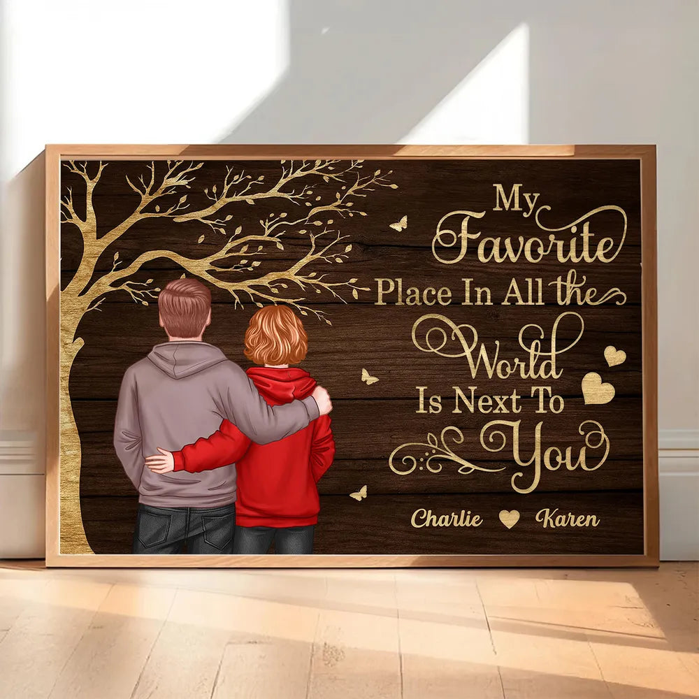 Personalized Couple Wall Art for Home Decor - Sentimental Gift Poster or Canvas MagicInPrints
