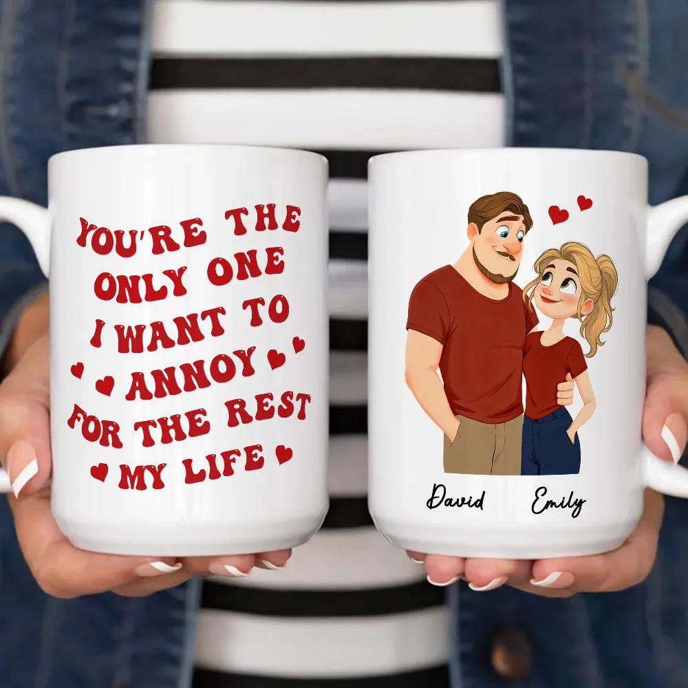 Personalized Couples Mug Set for Him and Her - Funny Anniversary Gift Cup MagicInPrints