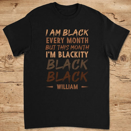 Personalized Black History Month T-Shirt for Adults - Celebratory Design Cloth MagicInPrints
