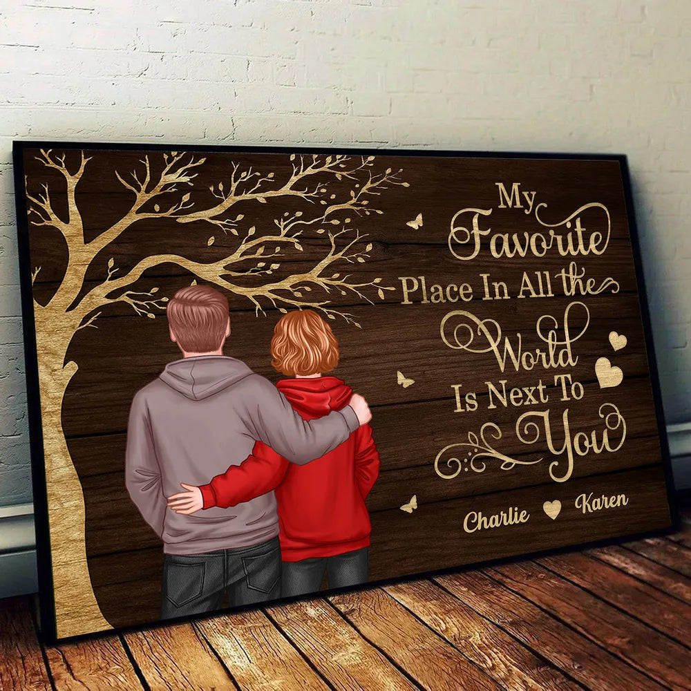 Personalized Couple Wall Art for Home Decor - Sentimental Gift Poster or Canvas MagicInPrints