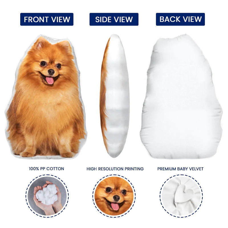 Custom Photo Pillows for Pet Lovers and Family - Personalized Home Decor Gift Pillow or Blanket MagicInPrints