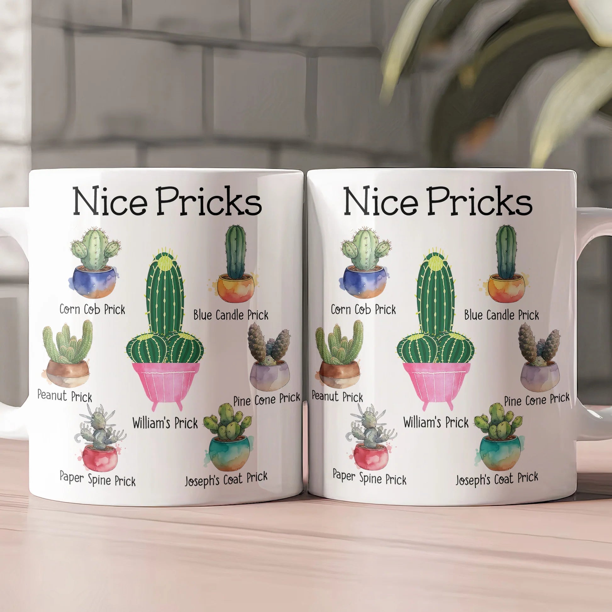 Personalized Cactus Mug for Plant Lovers - Humorous Gift for Home or Office Cup MagicInPrints