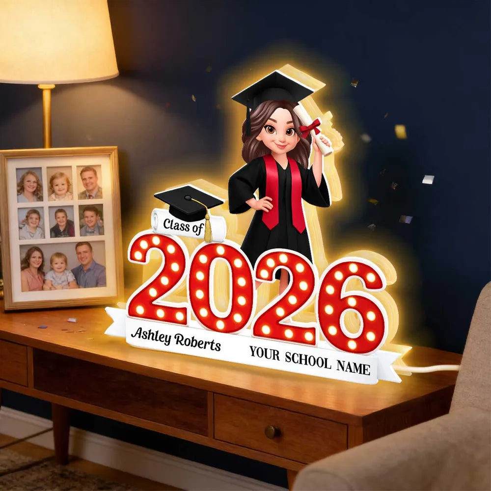 Custom Graduation Decoration for Class of 2026 - Personalized Graduate Display Plaque MagicInPrints