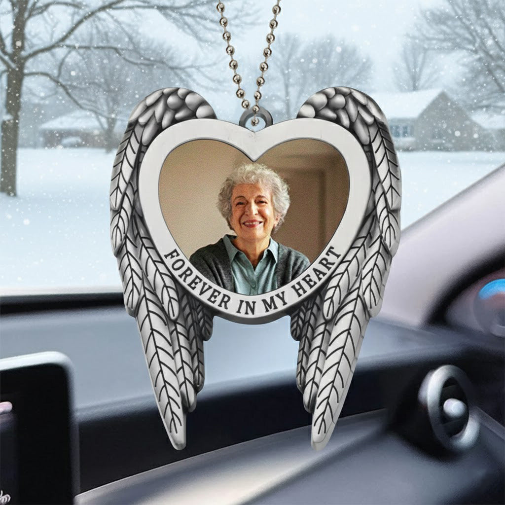 Personalized Memorial Car Ornament for Loved Ones - Sentimental Keepsake Ornament MagicInPrints