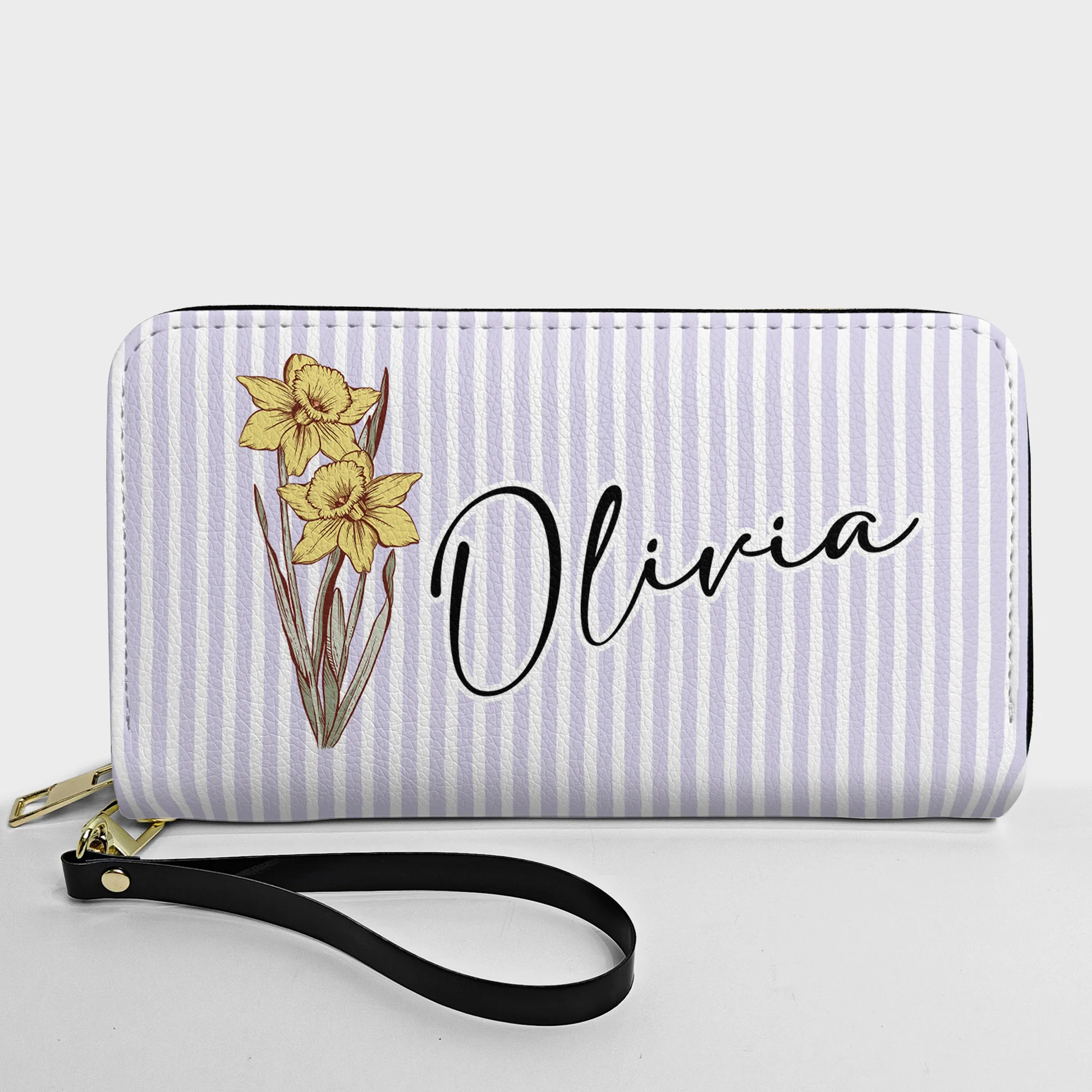 Personalized Floral Wallet for Women with Name - Perfect Gift Bag MagicInPrints