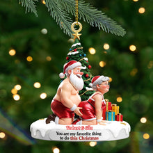 Load image into Gallery viewer, You are my favorite thing to do this Christmas - Old Naughty Couple Ornament Ornament MagicInPrints
