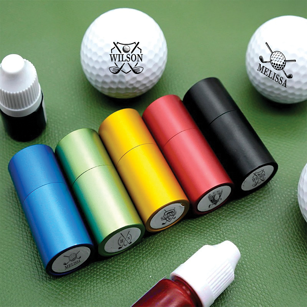 Personalized Golf Ball Stamp Kit for Golfers - Perfect Gift Set Sports MagicInPrints