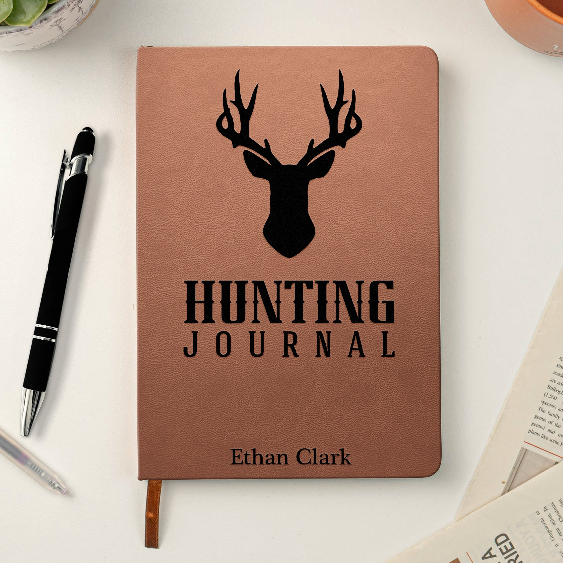 Personalized Hunting Journal for Outdoor Enthusiasts - Custom Name Gift Stationery MagicInPrints