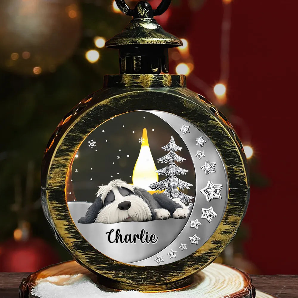 Personalized Christmas Lantern for Dog Lovers - Cozy Holiday Decor Ornament MagicInPrints