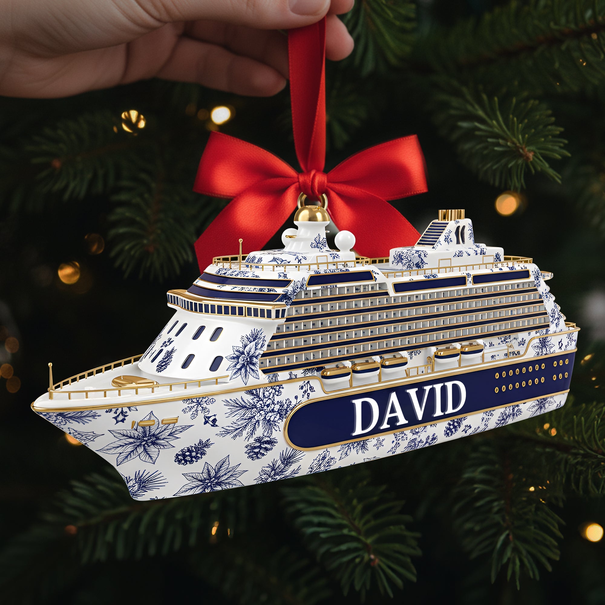 Sail Away with Memories - Road Trip Cruising Ornament, Personalized Gift for Cruising Lovers Ornament MagicInPrints