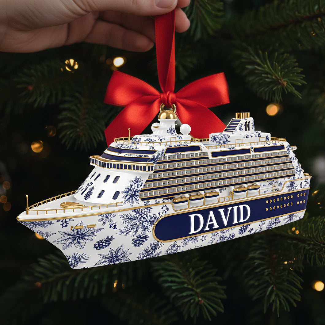Sail Away with Memories - Road Trip Cruising Ornament, Personalized Gift for Cruising Lovers Ornament MagicInPrints
