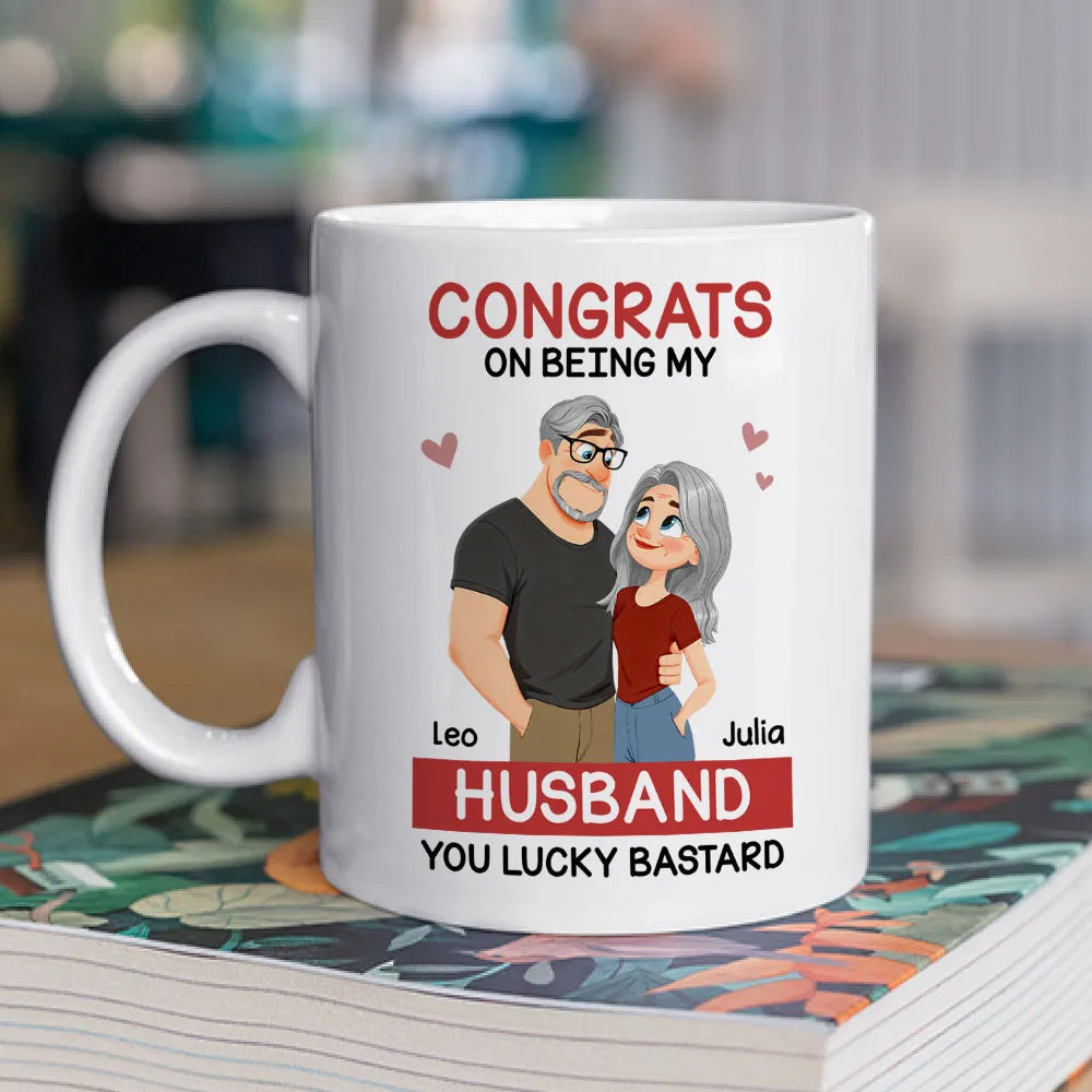 Personalized Husband Mug for Couples - Funny Gift for Anniversaries Cup MagicInPrints