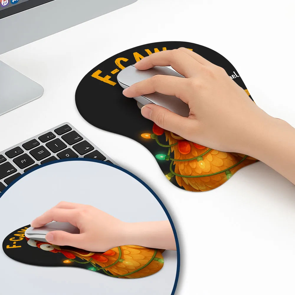 Personalized Funny Chicken Mouse Pad for Office - Holiday Gift Office Products MagicInPrints