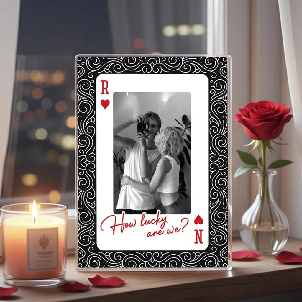 Personalized Photo Acrylic Block for Couples - Romantic Gift Plaque MagicInPrints