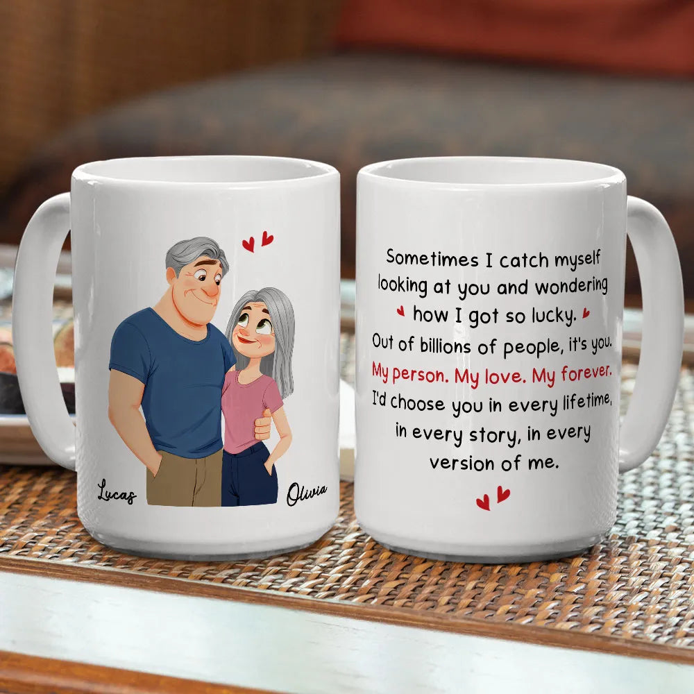 Personalized Couple Mug Set for Anniversary - Sentimental Gift Cup MagicInPrints