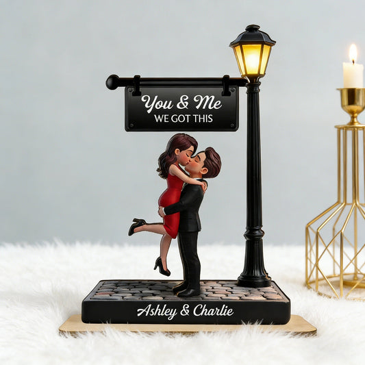 Personalized Couple Figurine Romantic Gift - Anniversary Keepsake Plaque MagicInPrints