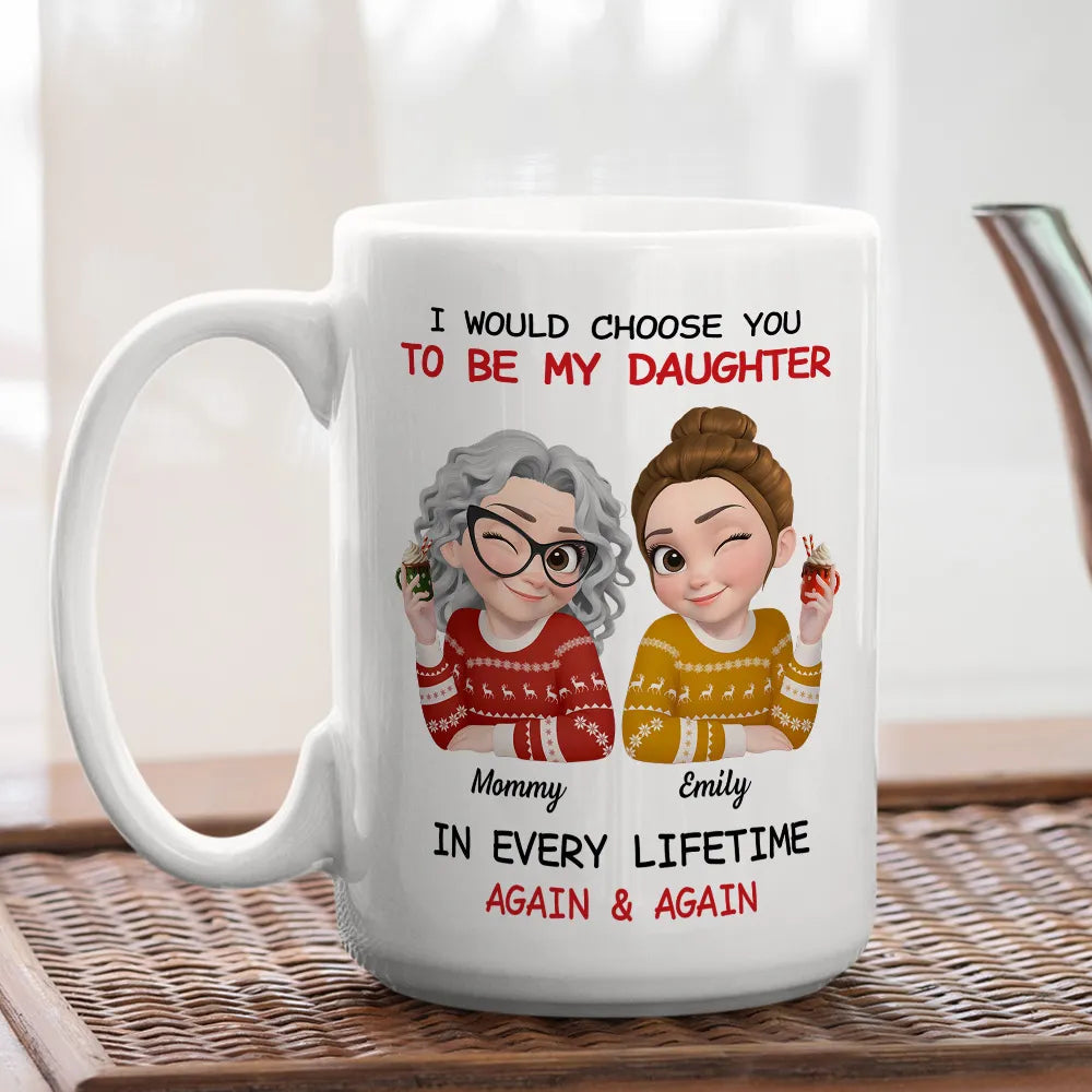 Personalized Mother-Daughter Coffee Mug - Sentimental Gift for Mom Cup MagicInPrints