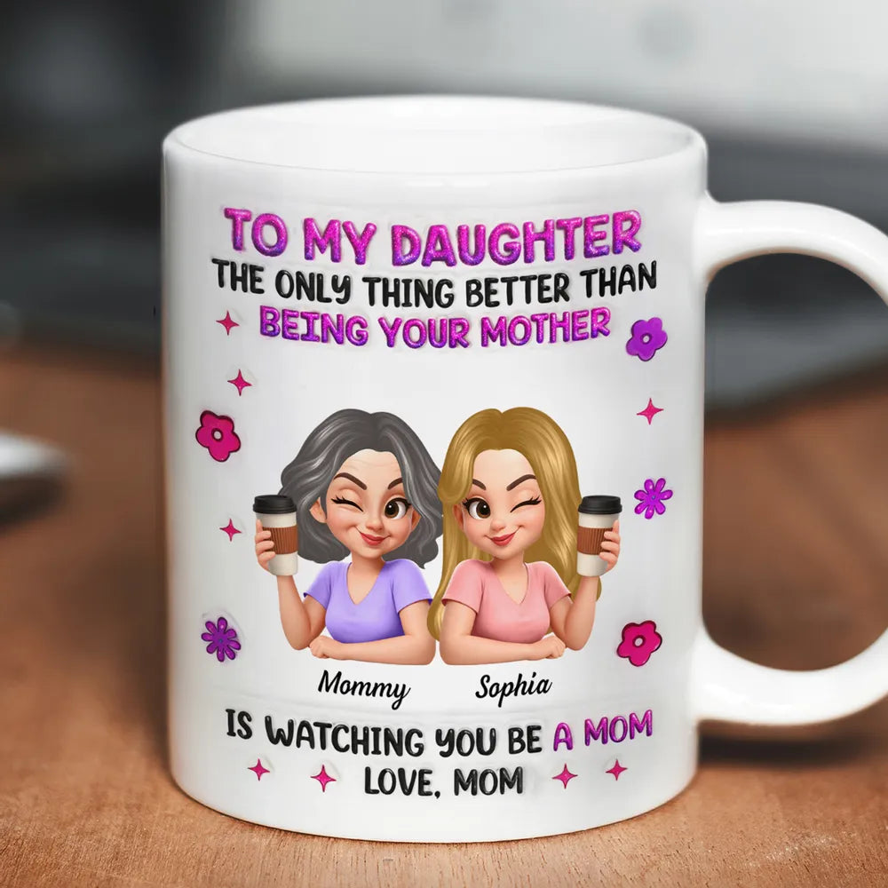 Personalized Mother-Daughter Coffee Mug Gift - Sentimental Keepsake for Daughters Cup MagicInPrints