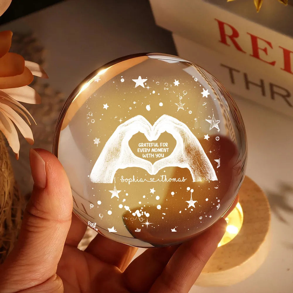 Personalized LED Night Light for Couples - Heartfelt Gift for Anniversaries Lamp MagicInPrints