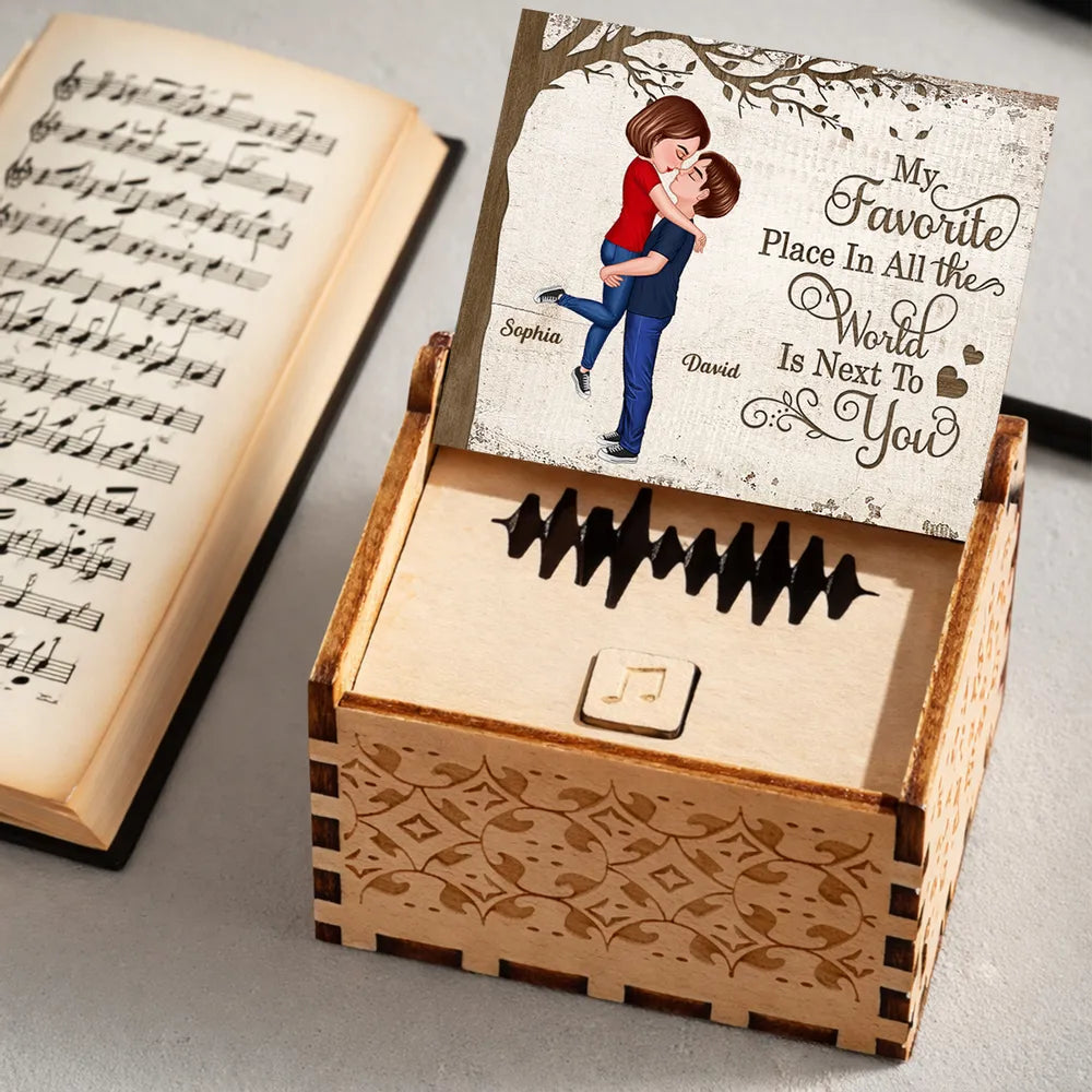 Personalized Romantic Music Box for Couples - Anniversary Gift Plaque MagicInPrints