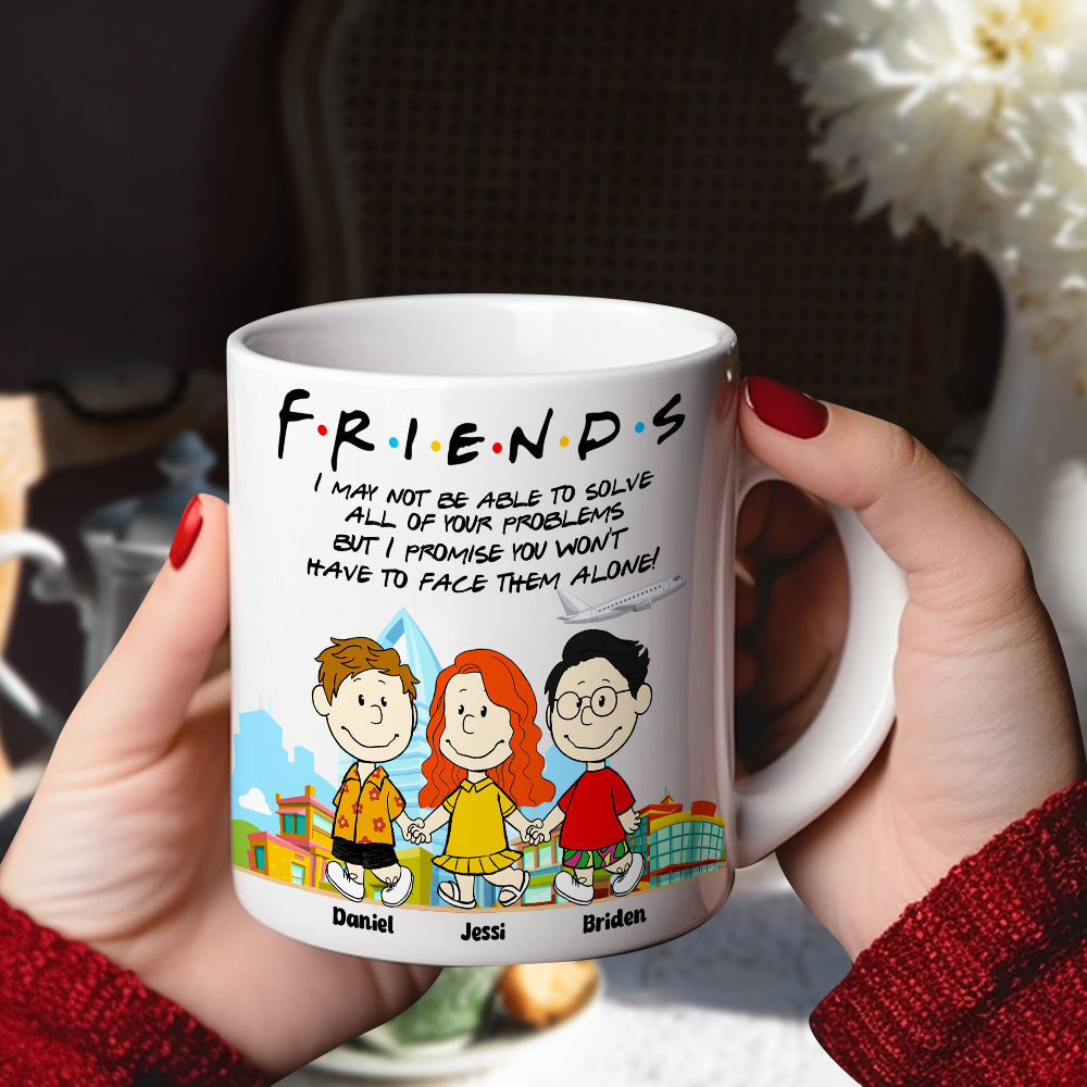 Personalized Friends Coffee Mug - Unique Gift for Best Friends Coffee Mug PopCulturePrints