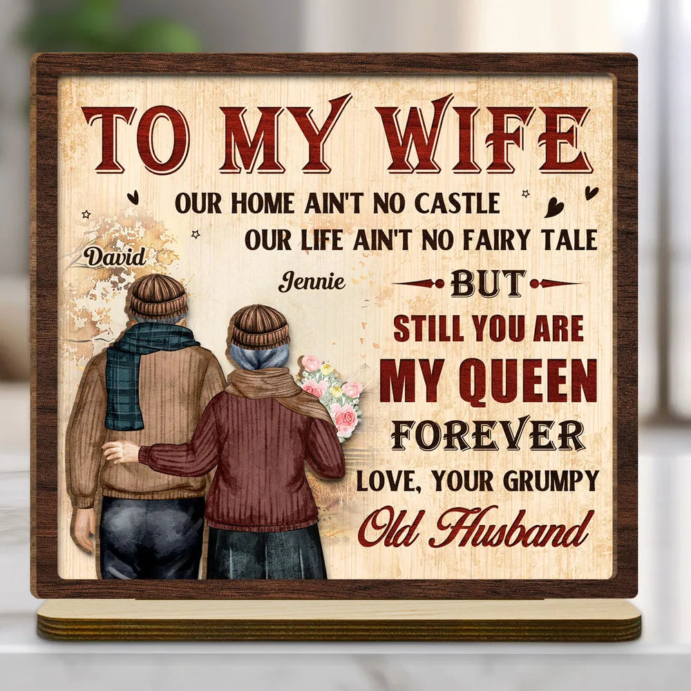 Personalized Wooden Plaque for Wife - Sentimental Gift from Husband Plaque MagicInPrints