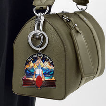 Load image into Gallery viewer, Personalized Book Lover Keychain - Just One More Chapter Keychains PopCulturePrints
