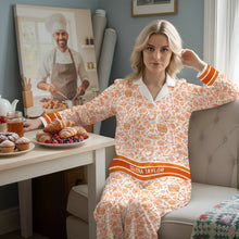 Load image into Gallery viewer, Bakers At Rest - Personalized Button Up Pajama Set for Culinary Lovers Pajama Set MagicInPrints
