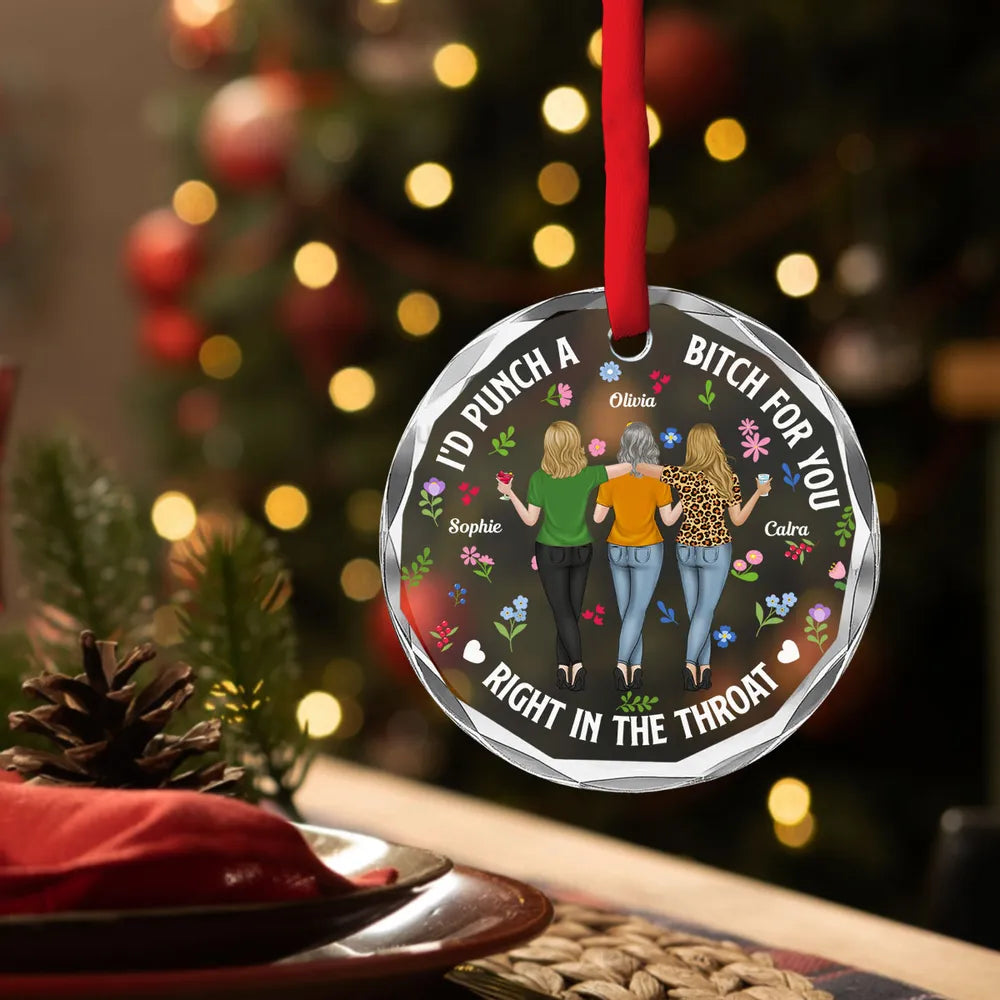 Personalized Friendship Ornament for Best Friends - Humorous Gift Ornament MagicInPrints