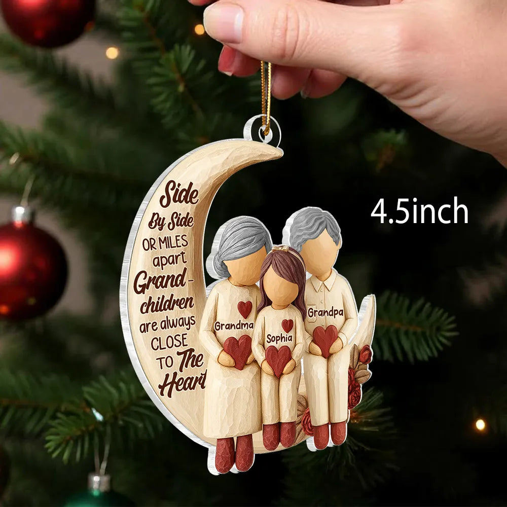 Personalized Grandparent-Grandchild Ornament - Sentimental Family Keepsake Ornament MagicInPrints