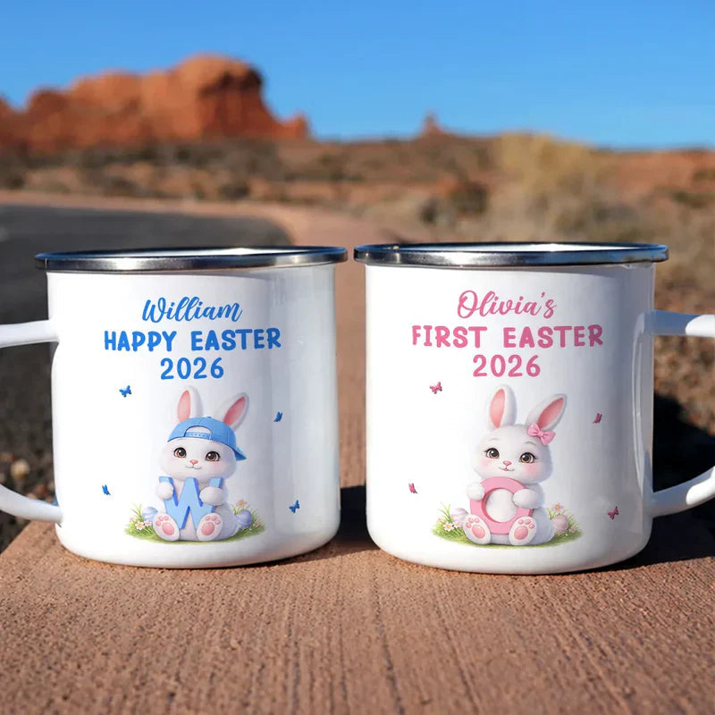 Personalized Easter Bunny Mug for Kids - First Easter 2026 Gift Cup MagicInPrints