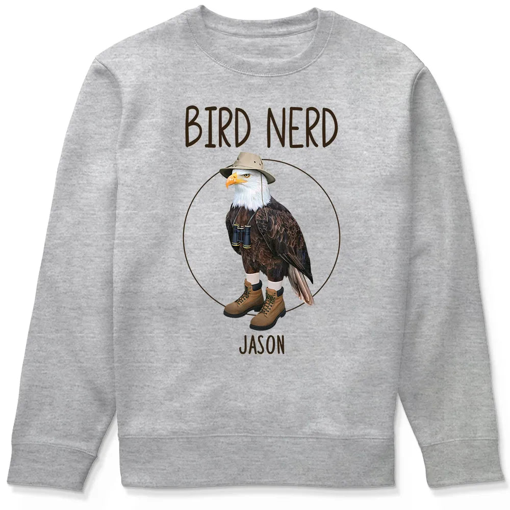 Personalized Bird Nerd T-Shirt for Birdwatchers - Fun Gift Cloth MagicInPrints