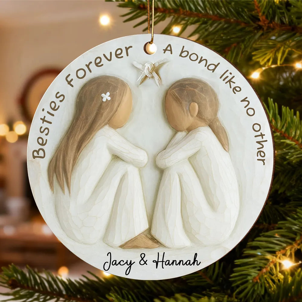 Personalized Best Friends Ornament - Sentimental Gift for Friendship Ornament MagicInPrints