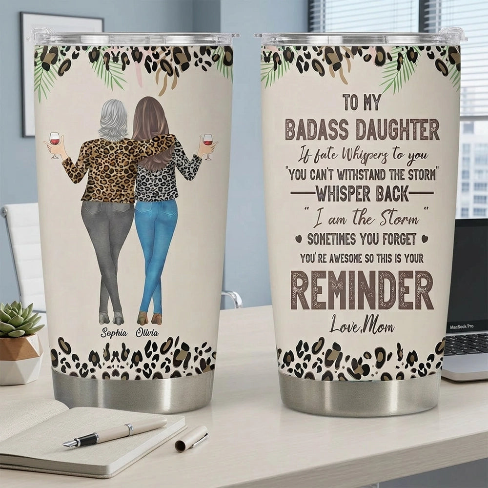 Personalized Tumbler for Daughter - Inspirational Gift from Mom Cup MagicInPrints